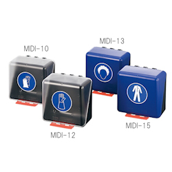 Safety Protection Equipment Store Box For Protection Gloves (Long) Blue