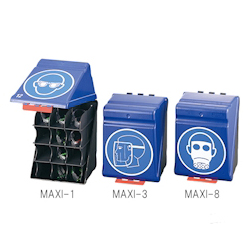 Safety Protection Equipment Store Box For Face Shield Blue