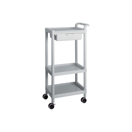 Mobile Easy Cart (Tall Type/Regular 31) Gray 3 Sages with Drawer