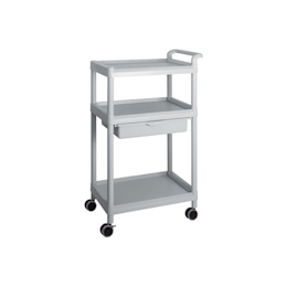 Mobile Easy Cart (Tall Type/Wide 32) Gray 3 Sages with Drawer