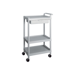 Mobile Easy Cart (Tall Type/Wide 32) Gray 3 Sages with Drawer