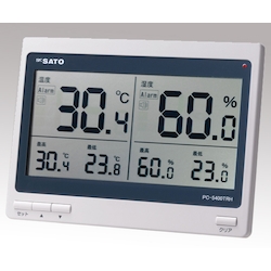 Digital Thermo-Hygrometer, PC-5400TRH, Displays Real-Time Temperature and Humidity, Maximum and Minimum Temperature and Humidity From Start of Measurement