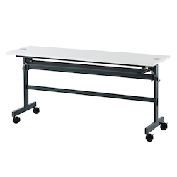 Folding Table with Wiring Function 1500 x 450 x 700 White
