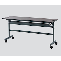 Folding Table with Wiring Function 1500 x 450 x 700 Dark Brown
