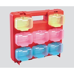 Skeleton Part Box (Frame Red, Small Box： Pink x 6 Pcs, Blue x 6 Pcs And Yellow x 4 Pcs)
