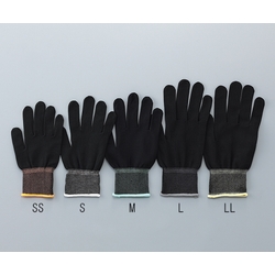 ASPURE Inner Gloves Black Overlock, Nylon-Made