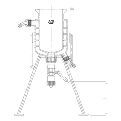 Accessory Support for Double Tube Type Reaction Vessel 3984-6000