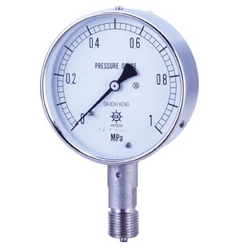 UST All Stainless Steel Compound Gauge, Vertical (A, B) AT-R1/4-60X0.1/-0.1MPA-AUT