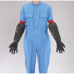 Gloves (Thick Natural Rubber, Back of Knitted Fabric) EA354BF-23A