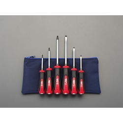 [6 Pcs] Hammerhead Screwdriver (With Handle-Side Hexagonal Shaft) EA557DE-600