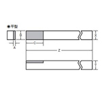 Precise Automatic Lathe Tool - Flat Type 6.4-150-B-HT110
