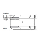 Precise Automatic Lathe Tool - Plunging Type 6.4-150-TL-UT120
