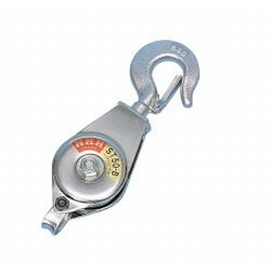 Pulley, Simple Iron Block Hook Type (Bearing Included)