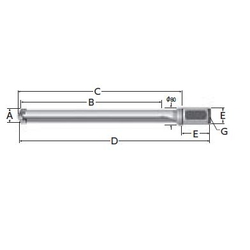 Throw-Away Drill, 7/8 Series Holder, Metric Size Straight Shank 27570S-50FMSW