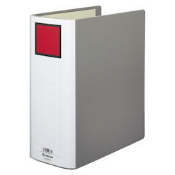 KING FILE G A4S Gray Standard: A4 Size Portrait, Back Width: 116 mm Bind Thickness: 100 mm Appropriate Capacity: 1000 Sheets