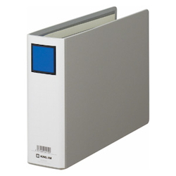 KING FILE G B5E Gray Standard: B5 Size Landscape Back Width: 66 mm Bind Thickness: 50 mm Appropriate Capacity: 500 Sheets