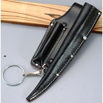 Black Split Leather Spike and Hooking Tool Holder