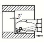 A...PTUN11 Type Twin Hole Bar (Inner Diameter Machining: with Cutting Fluid Hole) A25R-PTUNR11-32