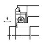 Lathe Turning Holder KGDS-S Model (Right Angle Type: 90°, Parting Type)