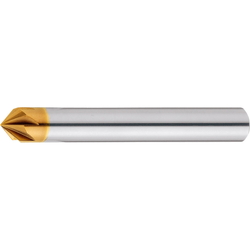 XCP Series Carbide Chamfer End Mill for High Hardness Steel Machining / 6-Flute / Short Type XCP-HSVEM4
