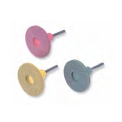 Rubber Grindstone Disc with Shaft (Rubber Pad Integrated Type) 64422