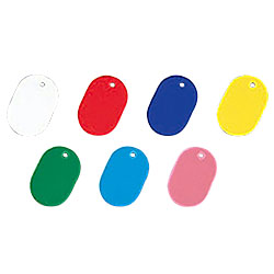 Colored Oval Tag 200021