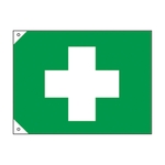 First Aid Symbol Flag (Extra-Large)
