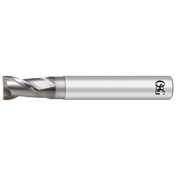 Carbide End Mills CrN coated 2 Flutes Miniature Short for Copper, Alminum Alloys and Plastic_CRN-EDS-3 CRN-HS-EDS-5X12.5