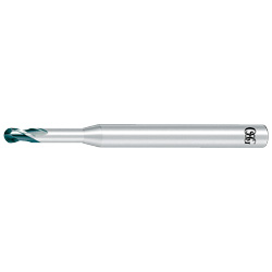Long Neck Ball Type, 2-Flute for Copper /Aluminum Alloy / Plastic CRN-LN-EBD CRN-LN-EBD-R1X16