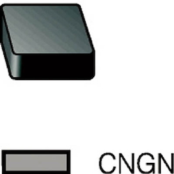 T-Max CBN Negative Insert For Turning (Diamond Shaped 80°) CNGN120412T02520-6190