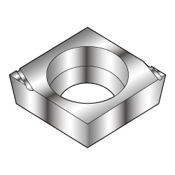 80° Diamond-Shape With Hole, Positive 7°, CCGT○○○-FYS, For Finish Cutting CCGT04X102RFYSAC1030U