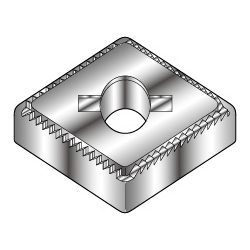 80° Diamond-Shape With Hole, Negative, CNMG○○○-FB, For Detailed Cutting CNMG120408NFBT1500A