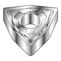 Hexagon-Shape With Hole, Negative, WNMG-EG, For Medium Cutting