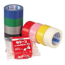 Cloth Tape No.600V Color Black/White/Green/Red/Silver/Blue/Yellow/Pink
