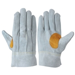 Simon Cow Split Leather Back Seam Gloves, With 107AP Silver Padding (With Genuine Leather Padding)