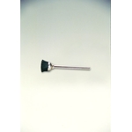 Miniature Black Bristle Shaft Mounted Cup Brush MC-216