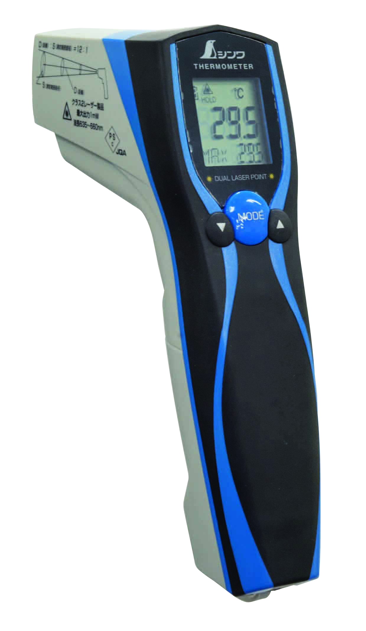 Radiation thermometer, dust and water resistant 73036