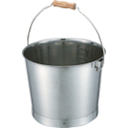 Bucket with Wooden Handle