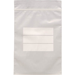 Plastic Bag, Poly Bag with Zipper (with Label Frame)