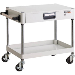 Phoenix Wagon (Noise Suppression Type with Thin Single-Level Drawers) Height 600 mm PEW-661Z-W