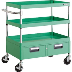 Phoenix Wagon (Noise Suppression Type with Double-Row Drawers) Height 740/880 mm PEW-963W-YG