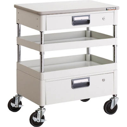 Phoenix Wagon (Noise Suppression Type with Thin Single-Level/Single-Level Drawers and Countertop) Height 759 mm PEW-772VZT-W