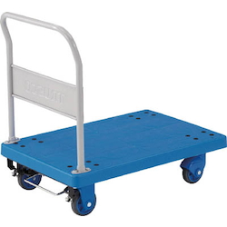 Plastic Trolley, Grand Cart, Silent, Fixed Handle Type / with Stopper