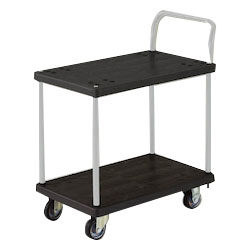 Electro-Conductive Resin Hand Truck Gran Cart, 2 Level Single Handle Type TP-D904