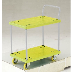 Anti-Static Resin Trolley, Grand Cart, One-Side Handle 2-Level Type TP-E804
