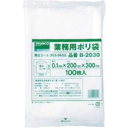 Plastic Bag, Commercial Polyethylene Bag (Transparent Thick Type) B-0812