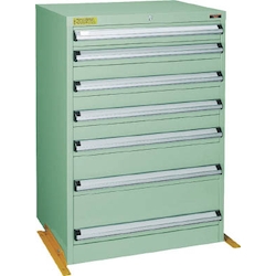 Middle Weight Cabinet VE7S Type (With 3 Lock Safety Mechanism and Overturning Prevention Bracket) Height 1,000 mm