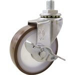 Stainless Steel Tool Wagon V Type (SUS430) Replacement Caster Swivel Type / with Stopper