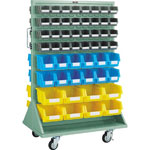 Panel Container Rack (Double-Sided, Caster Type) T-12224WN-C-GN