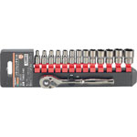 Socket Wrench Set (6 Sided Type / 6.35 mm Insertion Angle)